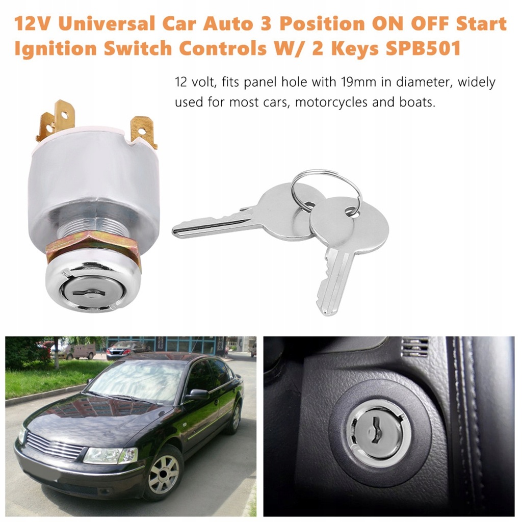 фото №14, Вкладиш замка запалювання do universal car авто 12v