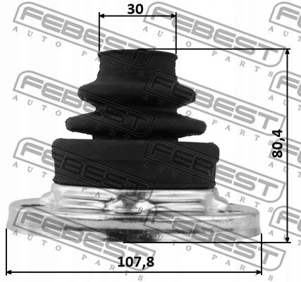 фото №3, Захист пильник шарнір 1615-g463sa febest