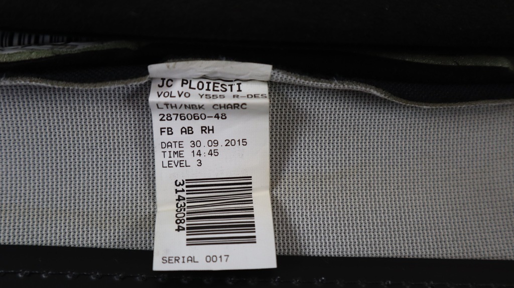 фото №9, Volvo v40 ii оббивка спинка сидіння правий перед 31435084