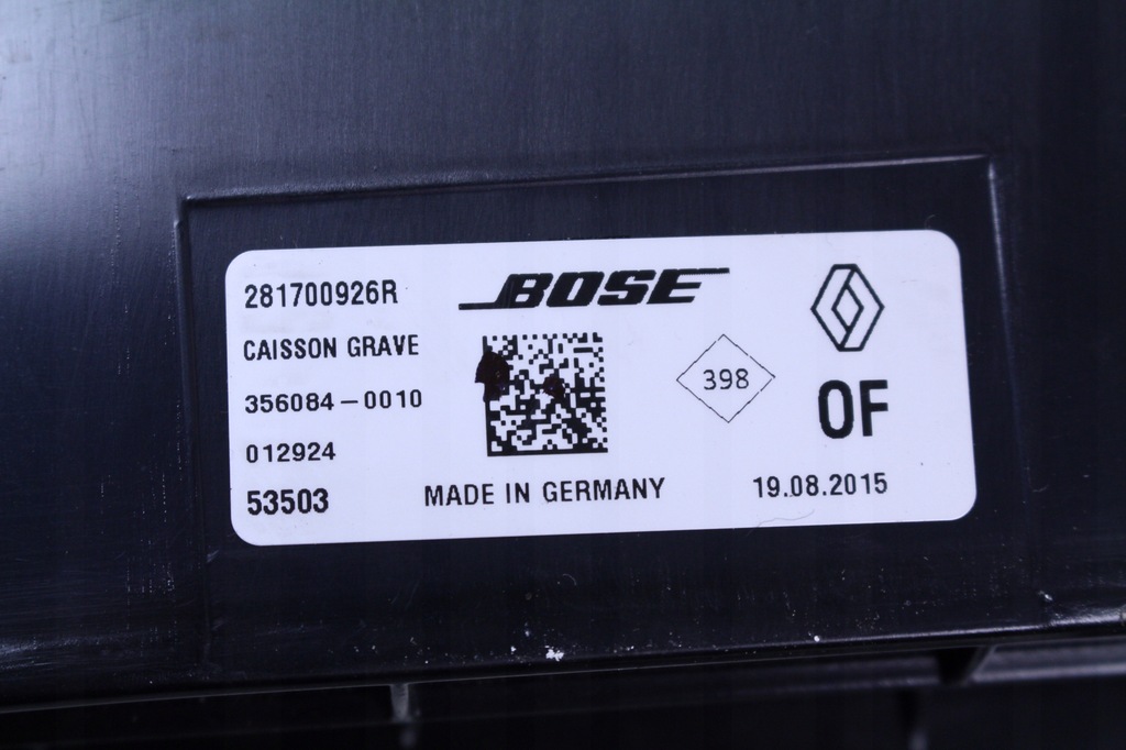 фото №4, Сабвуфер renault espace v 18r. 271700926r