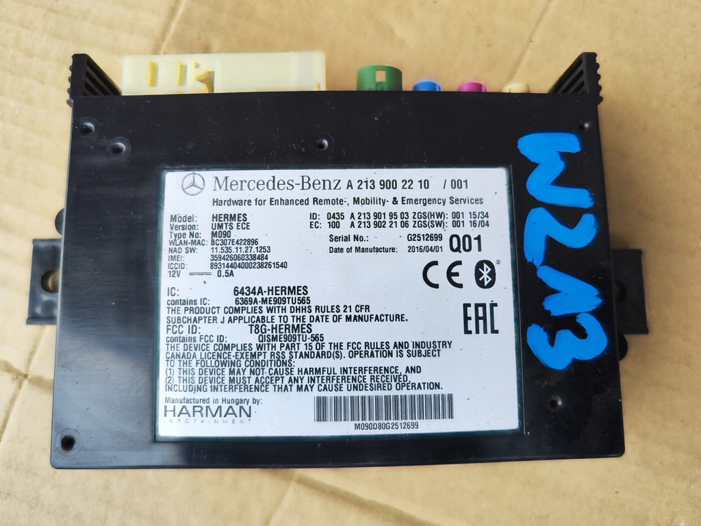 фото №1, Модуль блок управления telematic mercedes w213 a2139002210