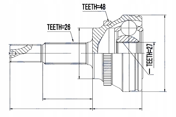 фото №5, Шарнир наружный toyota rav-4 00- camry 01- avensis verso corolla