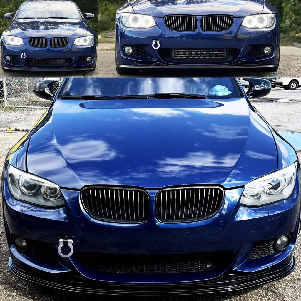 фото №12, Накладка бампера спліттер bmw e92 e93 m набір спойлер перед чорний блиск