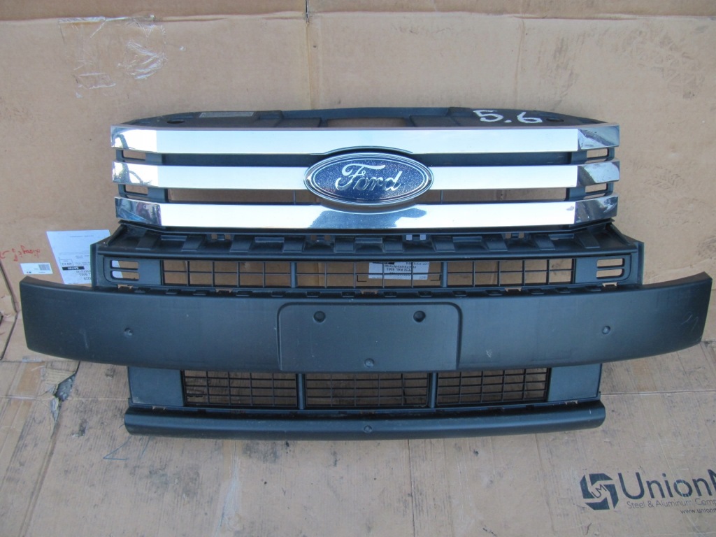 фото №2, Ford flex 08- решётка радиатора решётка радиатора передняя решётка средняя бампера абсорбер