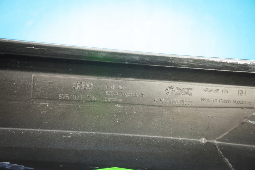 фото №11, Спойлери бампера перед audi a3 8v sedan ori