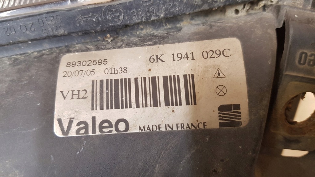 Лампа перед передняя левая seat vario eu Доставка