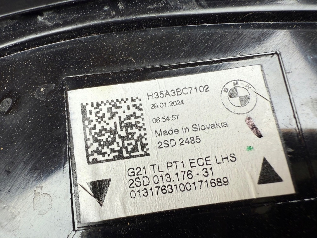 фото №7, Крышка багажника задняя задняя лампы бампер do bmw 3 g21 lci lift c68