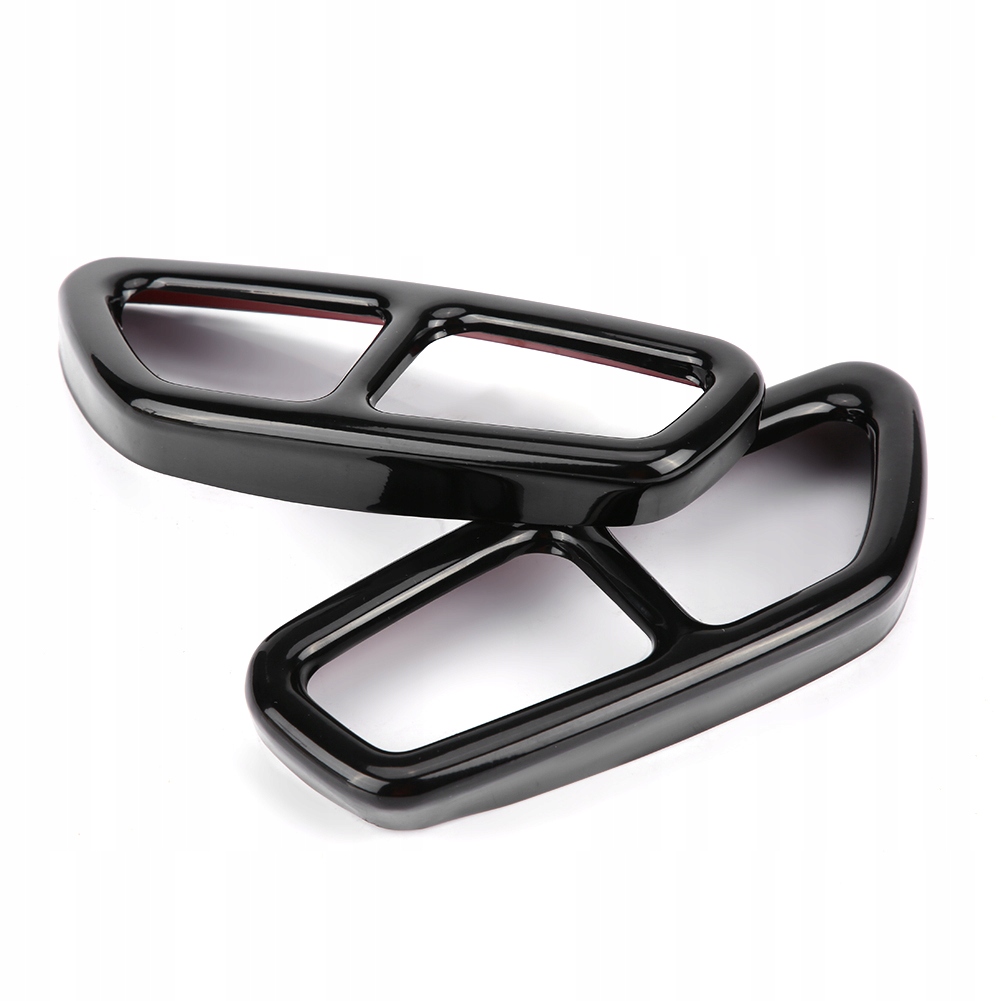 2 x накладка наконечники вихлоп чорний блиск до bmw serii 5 g30 2017–2018 в Україні