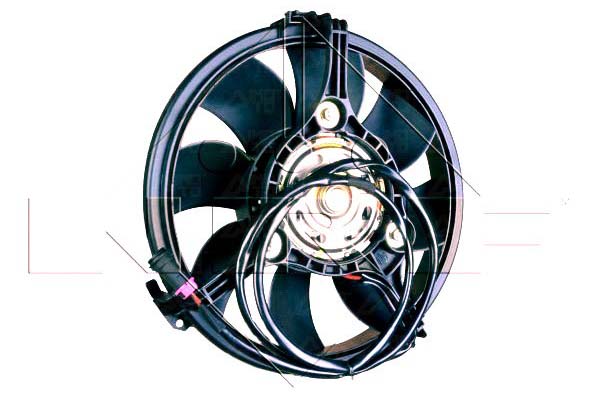 Купити Nrf вентилятор радіатора vw audi a4 passat 96- 1,6