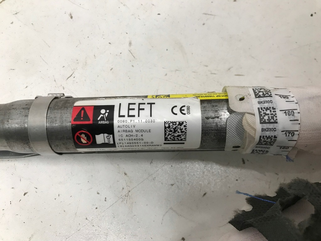 фото №7, Tesla model y шторка безопасности подушка безопасности 2x