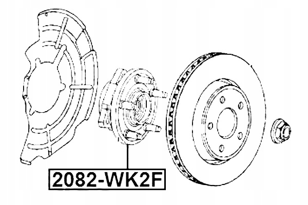 фото №3, Febest 2082-wk2f ступица колеса