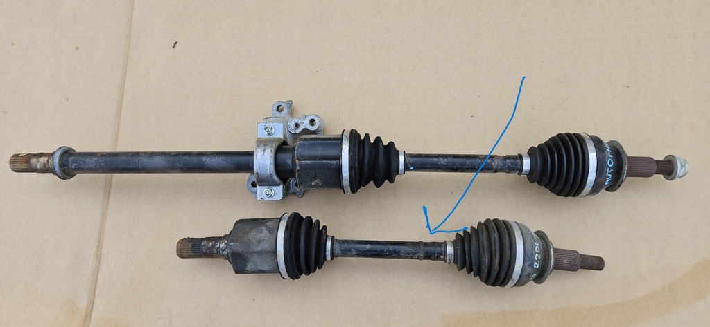 фото №1, Приводной вал левая правая mazda 6 2,2 дизель 2014 rok автоматическая коробка передач