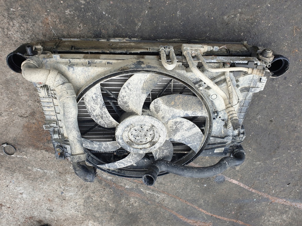 фото №6, Комплект радиатор mercedes-benz w203 2.2 cdi