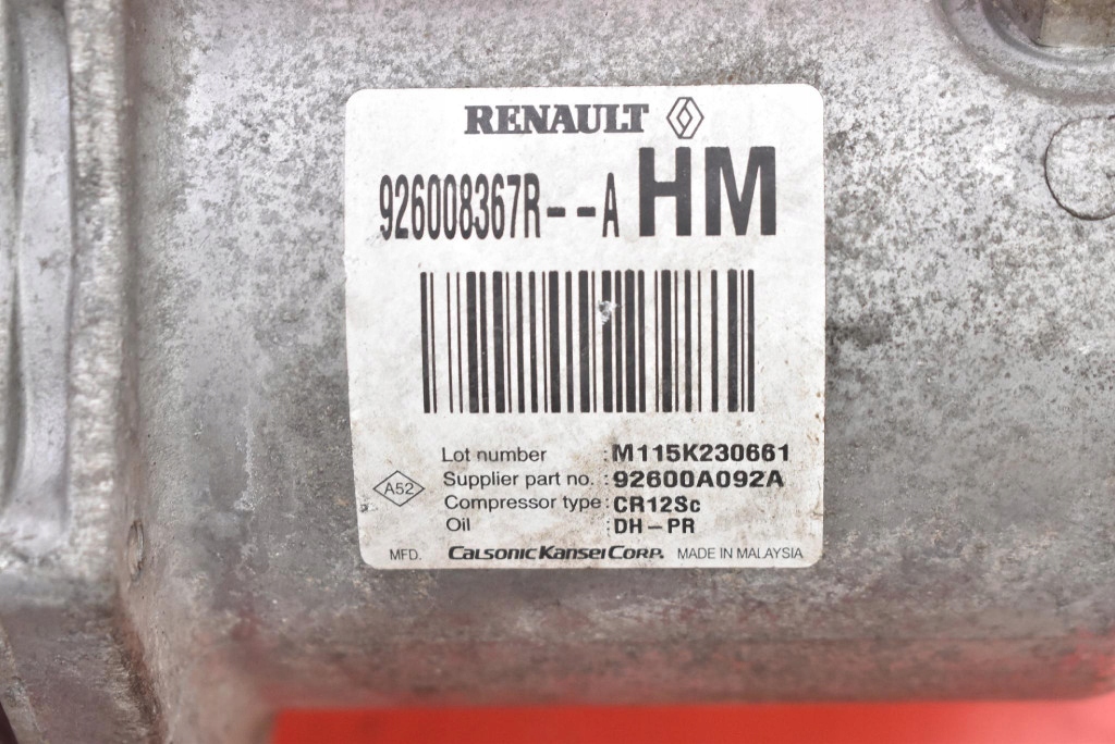 фото №7, Компрессор насос кондиционера 926008367r-a dacia duster 1 i 1.6 16v 114 km