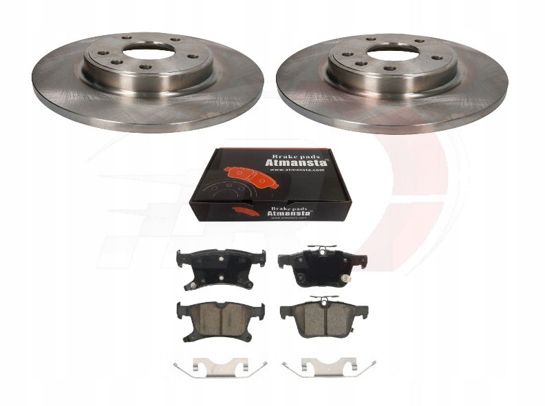 Купити Chrysler pacifica fwd 2017-2025 2x гальмівні диски + гальмівні колодки гальмівні задній + пластини