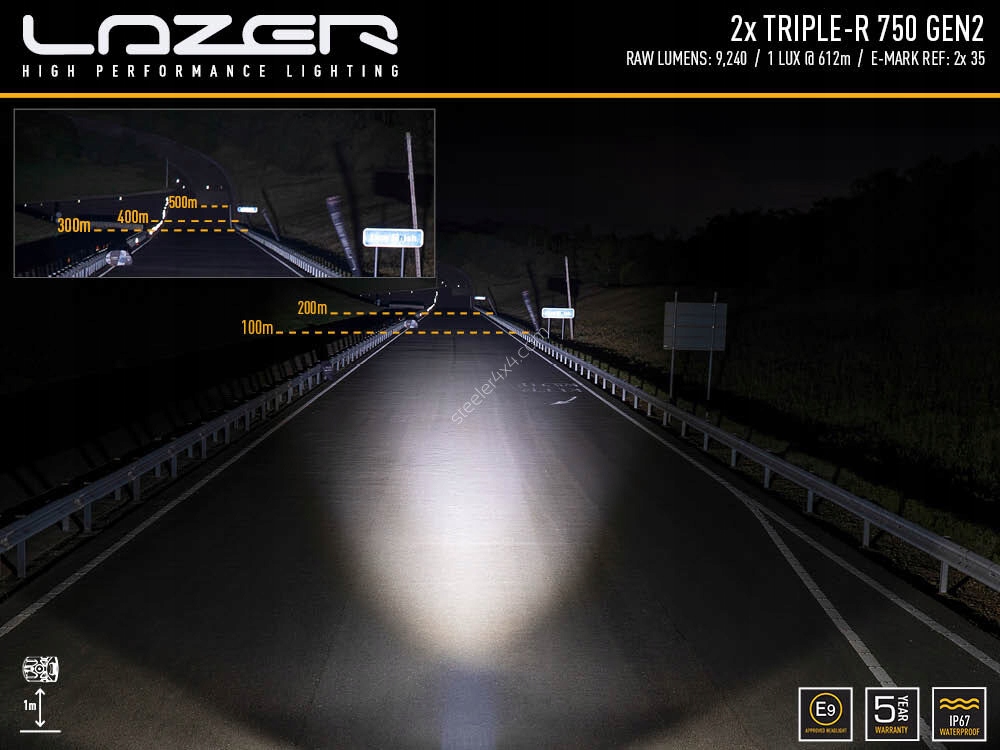 Набір лампа lazer triple-r 750 gen2 стандарт toyota hilux invincible Доставка