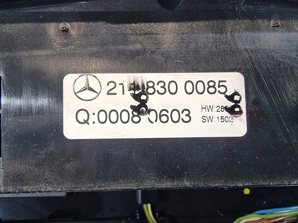 фото №13, Панель кондиціонера оригінальний номер 2118300085 mercedes e klasa w211