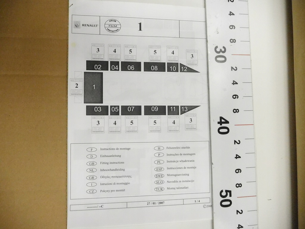 фото №6, Набор пленка na стекло renault twingo ii 7711421428