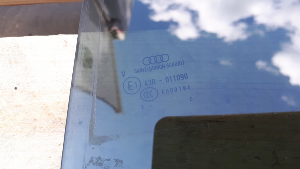 фото №8, A4 b9 8w s4 скло двері ліва задня sedan as3 18r