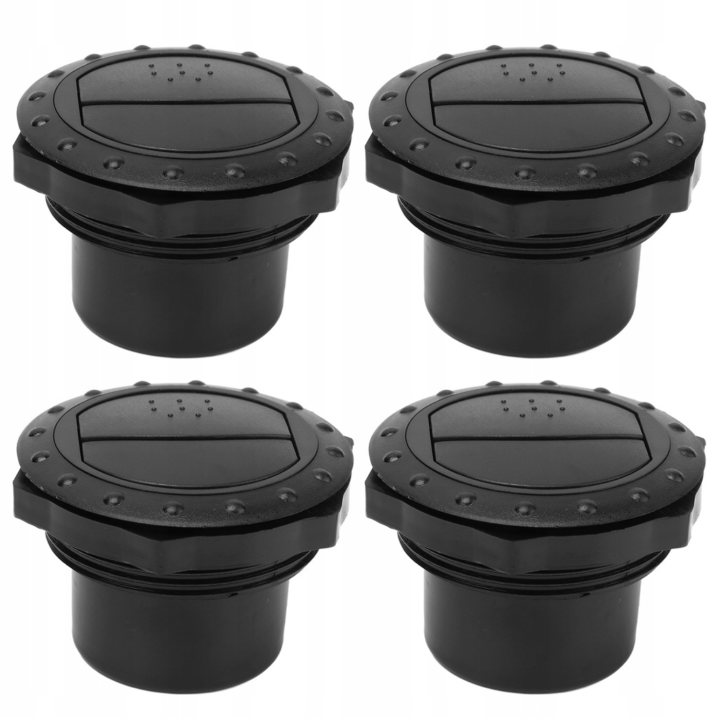 фото №16, Выход воздуха диффузор fi 60mm чёрный 4 sztuk