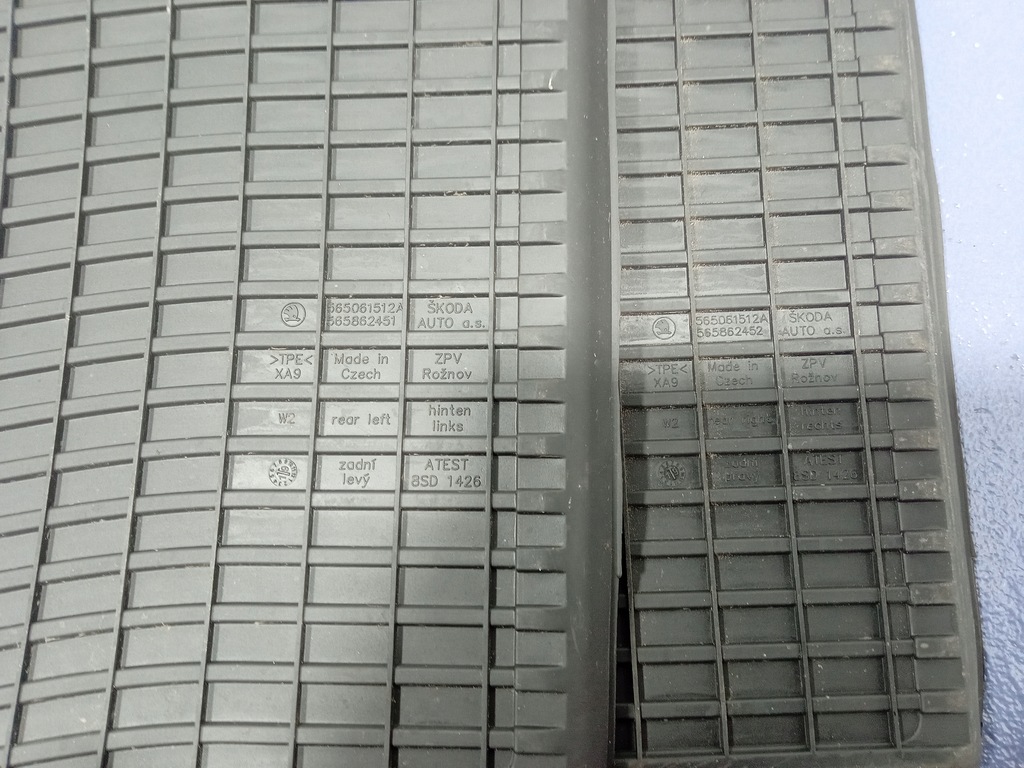 фото №5, Skoda kodiaq i 16-23 килимки гумові oem kpl 4 szt