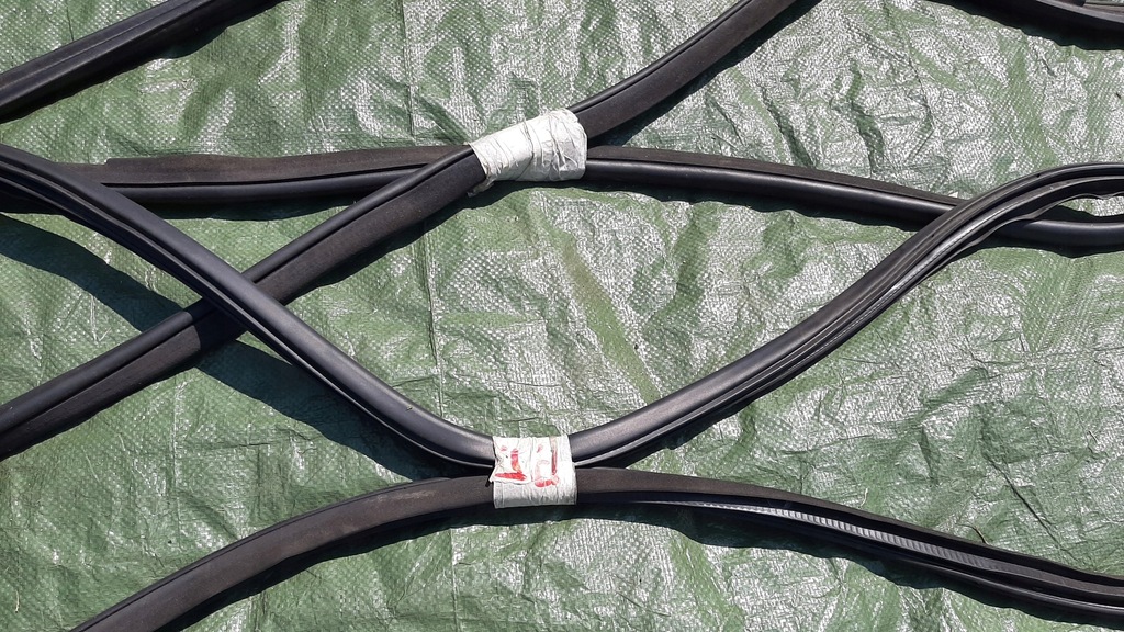 фото №7, Nissan x-trail t30 прокладка уплотнители дверь перед задняя