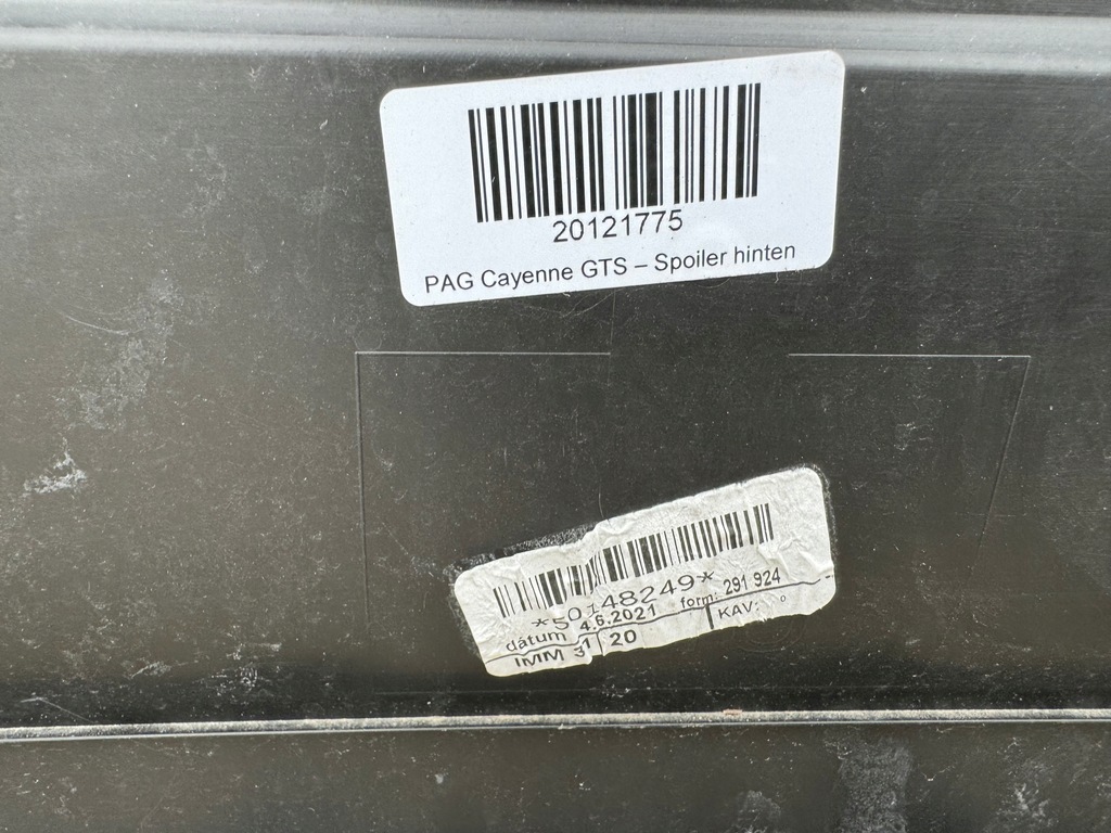 фото №10, Porsche cayenne 9y0 9y карбон карбон спойлер бампера задняя накладка