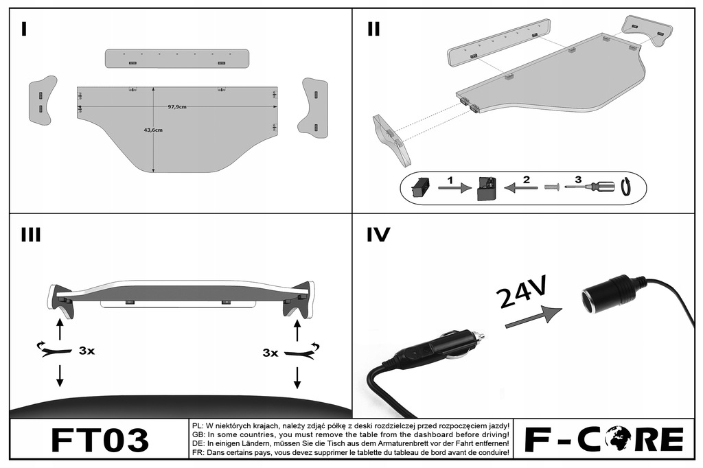 фото №7, Полка tir daf xf 105 07-13 средняя полка xf105