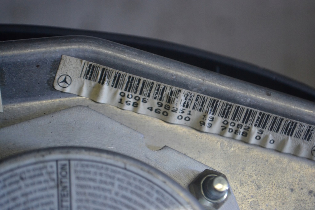 фото №6, Подушка подушка безопасности руля водителя mercedes-benz a klasa w168 1684600098