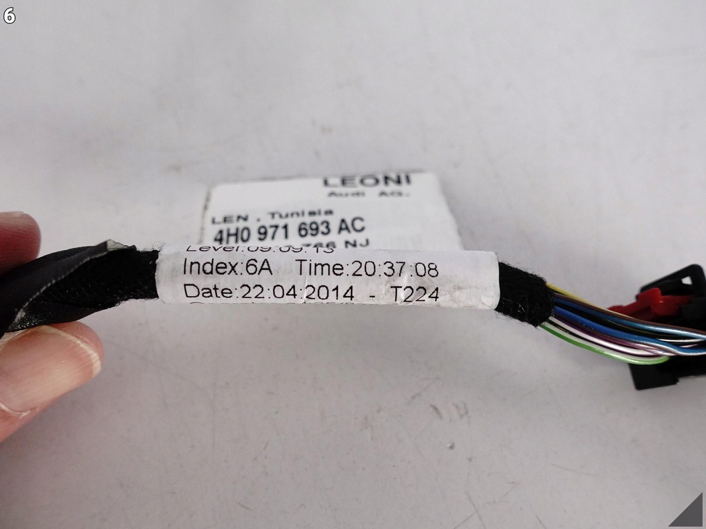 фото №7, Audi a8 s8 4h0 d4 13-17 lift електропроводка джгут двері лівих задня long