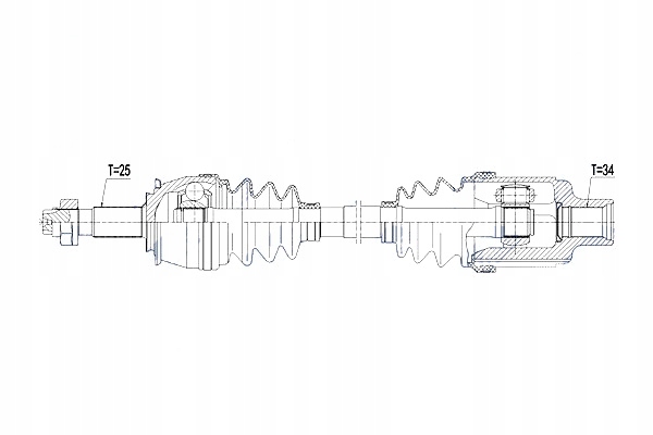Приводной вал приводная opel mokka mokka x 1.4t 1.6cdti 1.7cdti 12- chevrolet Доставка