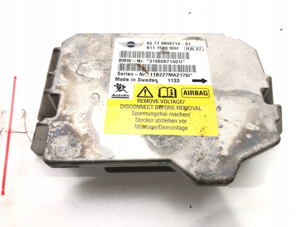 фото №1, Датчик подушка безпеки mini r56 9808714 05-14 датчик