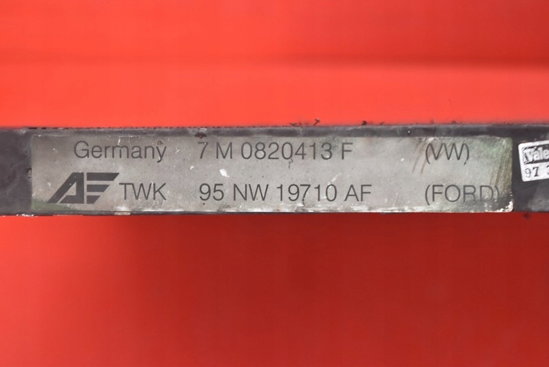 фото №10, Радиатор кондиционера vw sharan 1 i 1.9 tdi 97r