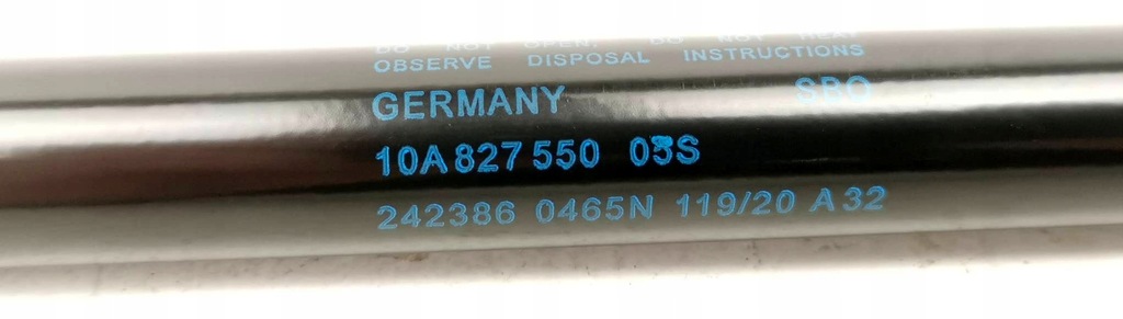 фото №7, Привод амортизатор крышки багажника vw id.3 10a827550 nowa оригинальная