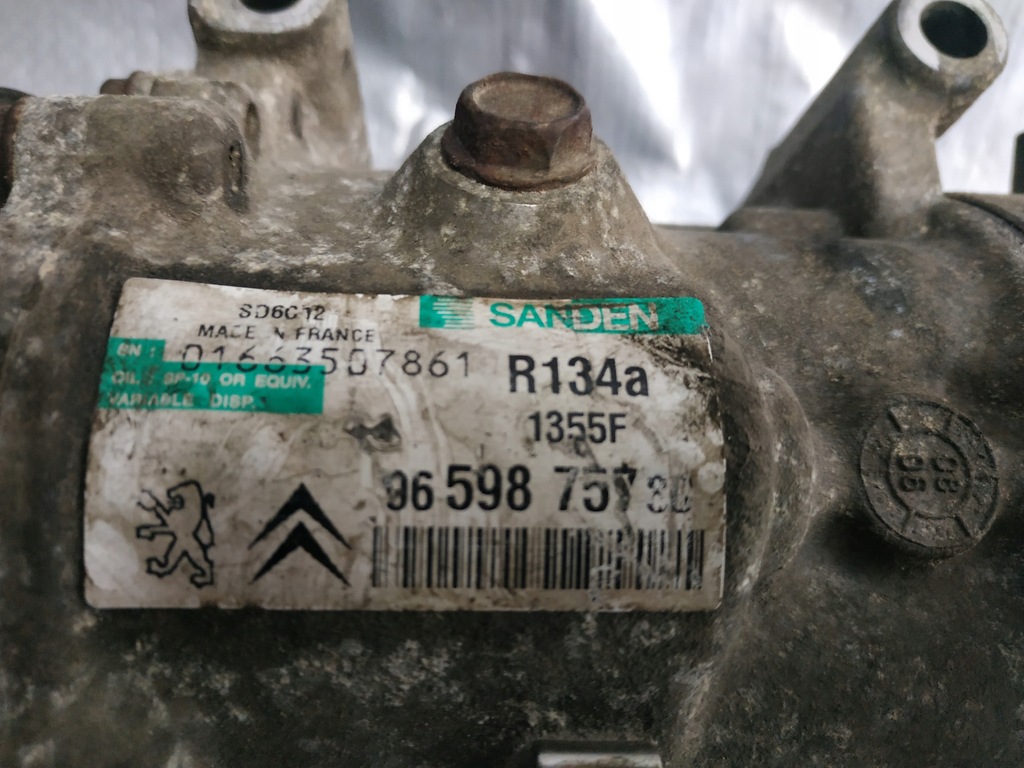 фото №4, Компрессор компрессор кондиционера peugeot 207 96598