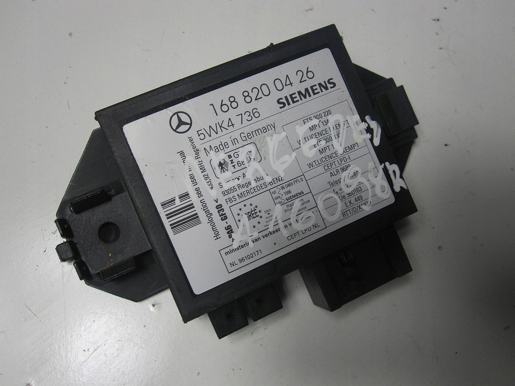 фото №1, Модуль імобілайзер mercedes w168 98r