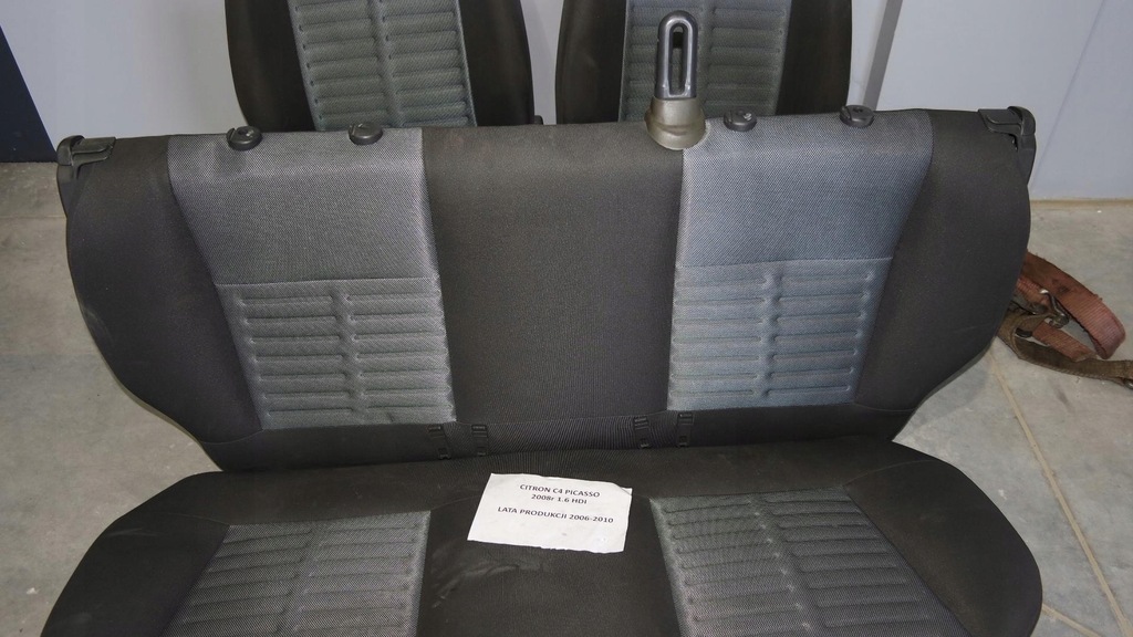 фото №10, Сидіння сидіння заднє сидіння citroen c4 picasso 08r.