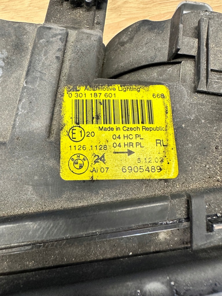 фото №1, Лампа лівий перед передня bmw e46 compact оригінальний номер 6905489 uk