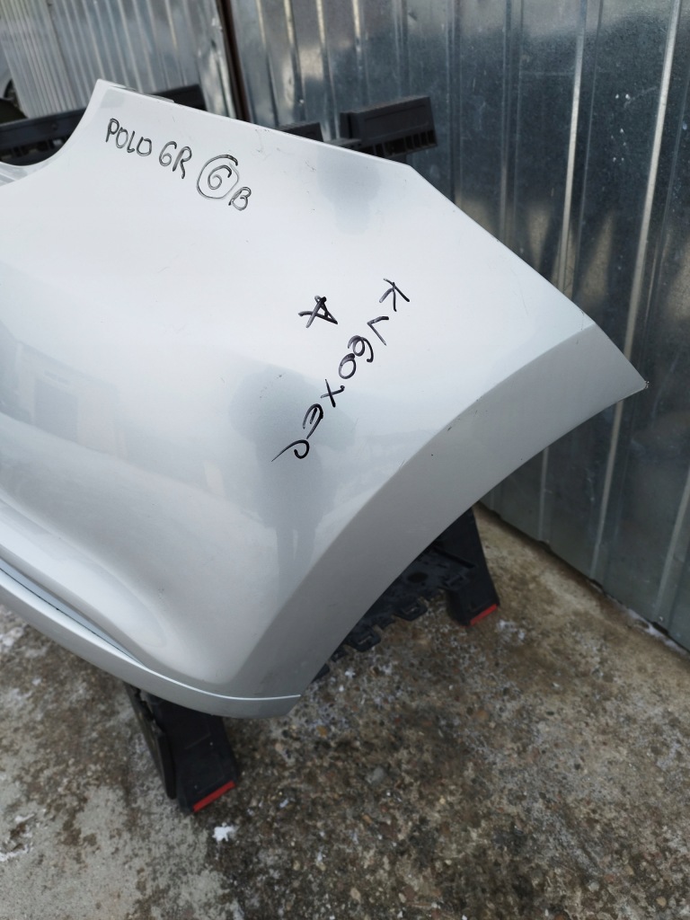 фото №9, Бампер задняя задний vw polo 6r v 5 hb 5 дверь lata 2009-2014 цвет la7w