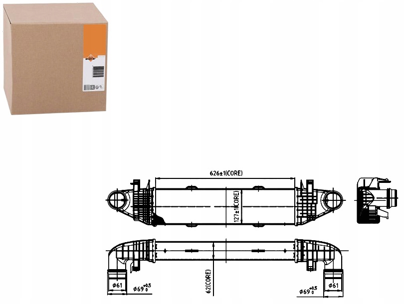 фото №1, Інтеркулер nrf 30314 2045000000