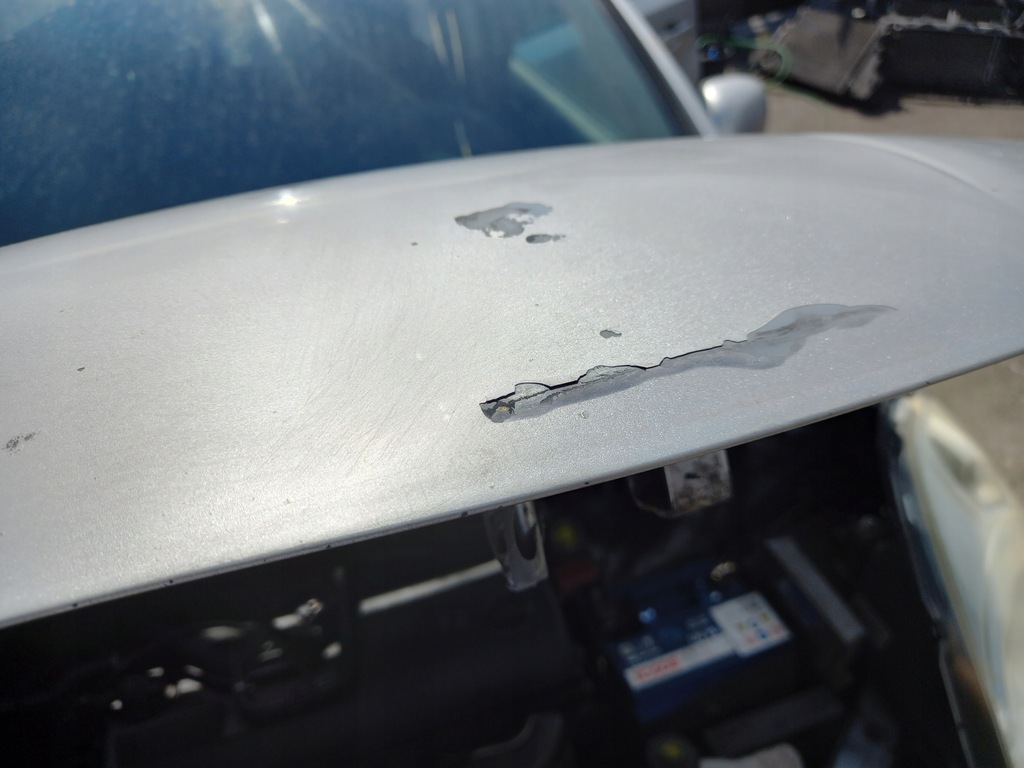 фото №11, Nissan note i e11 капот крышка двигателя ky0 kyo