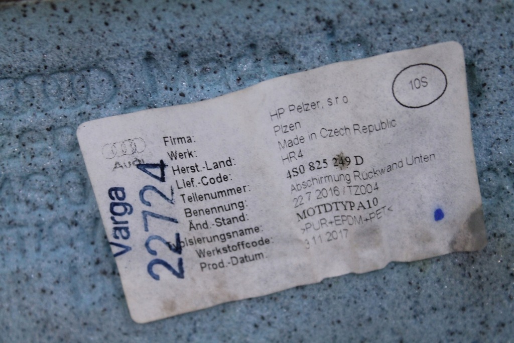 фото №5, Шумоизоляция кабины audi r8 ii 4s 2016r- 5.2 fsi