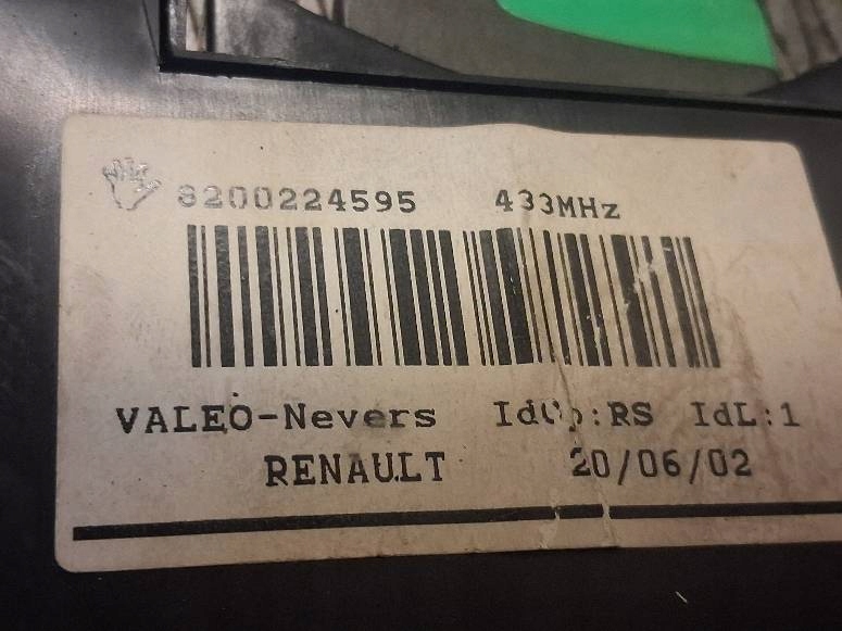 Замок зажигания считыватель карта renault vel satis + карта 8200224595 в Украине