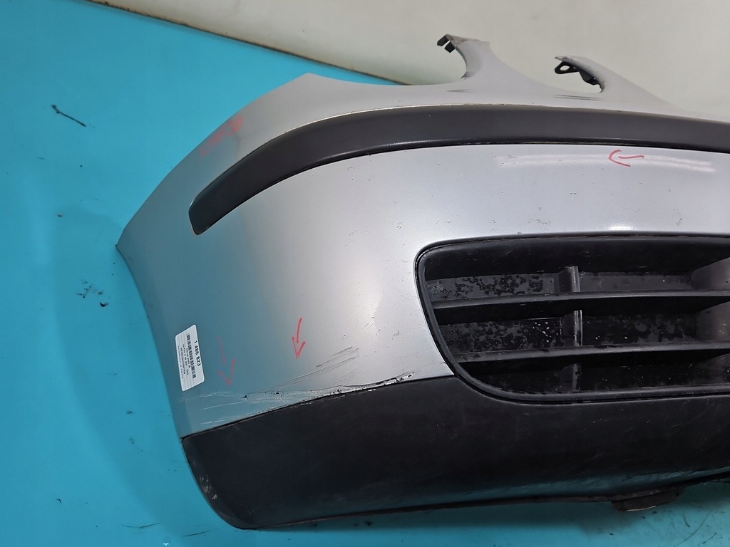 фото №9, Бампер перед vw polo iv 9n 01-05 серебристый la7w