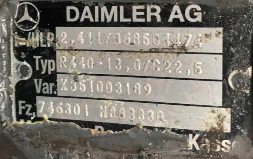 фото №6, Міст привідний kompletny mercedes actros mp4