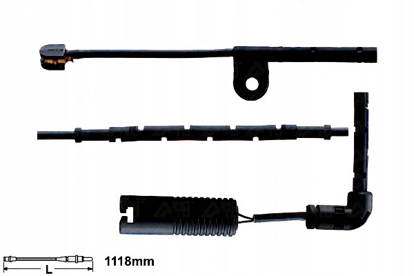 фото №15, Ate 24.8190-1308.2 контакт датчик, износ накладок тормозных