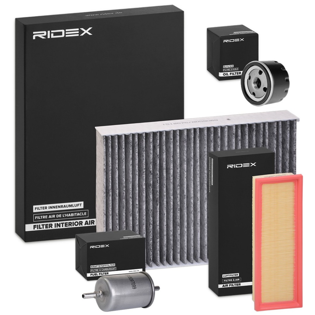 Купить Набор фильтров ridex 4055f30383 do renault clio ii bb0/1/2, cb0/1/2