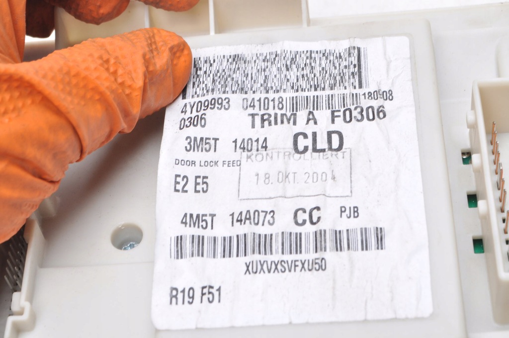 фото №6, Ford focus c-max 1.8 16v коробка модуль bsi 4m5t-14a073-cc