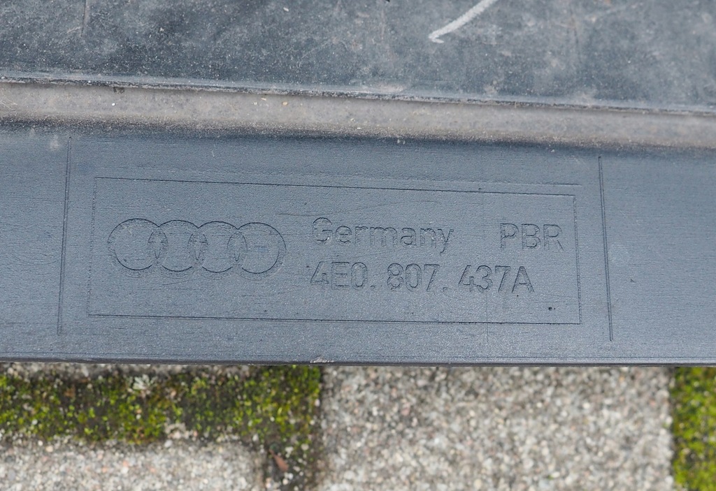 фото №12, Audi a8 d3 2002-05 бампер перед передній чорний 4e0807437a