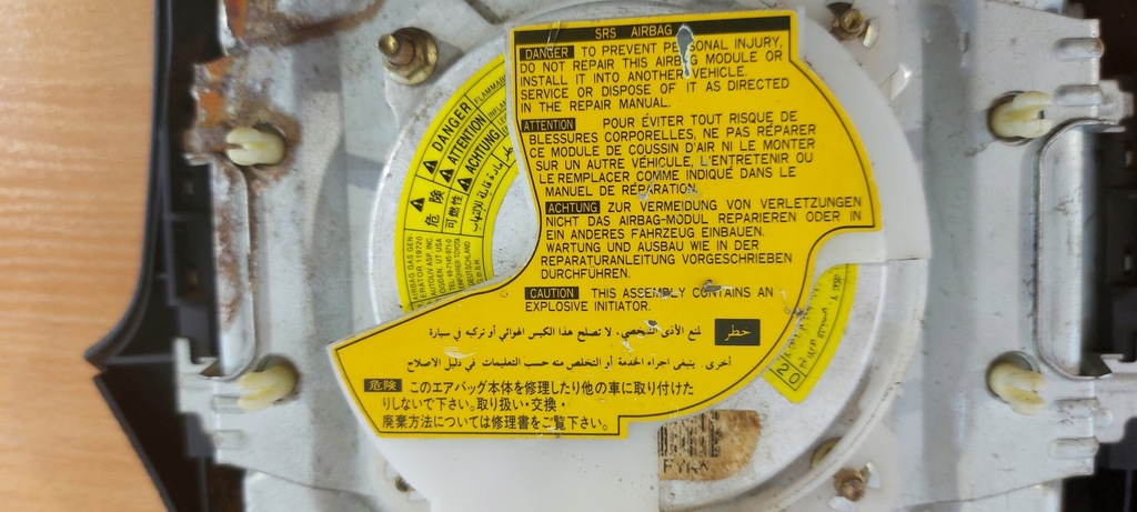 фото №6, Toyota hiace подушка водія подушка безпеки керма